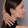 Серьги из желтого золота "Гвоздь" (арт. 111175ж) – изображение 4