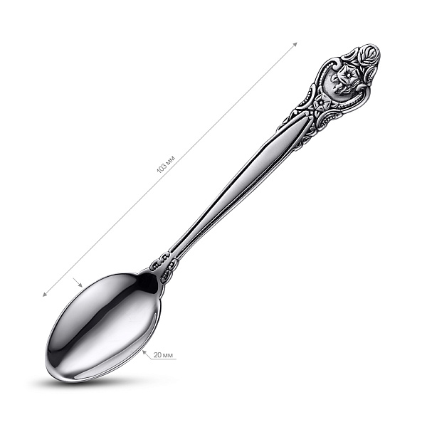 Ложка зі срібла чайна (арт. 7922/8100223) – зображення 2