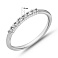 Серебряное кольцо с дорожкой из фианитов (арт. 7501/8146) – изображение 2