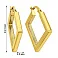 Серьги из желтого золота без камней (арт. 1091938ж) – изображение 2