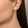 Серьги-подвески из желтого золота (арт. 106368ж) – изображение 2