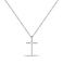 Серебряное колье с подвеской крест (арт. 7507/2673) – изображение 1
