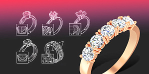 Способы крепления драгоценных камней в ювелирных украшениях