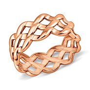 Фото Кольцо из красного золота (арт. 141279)