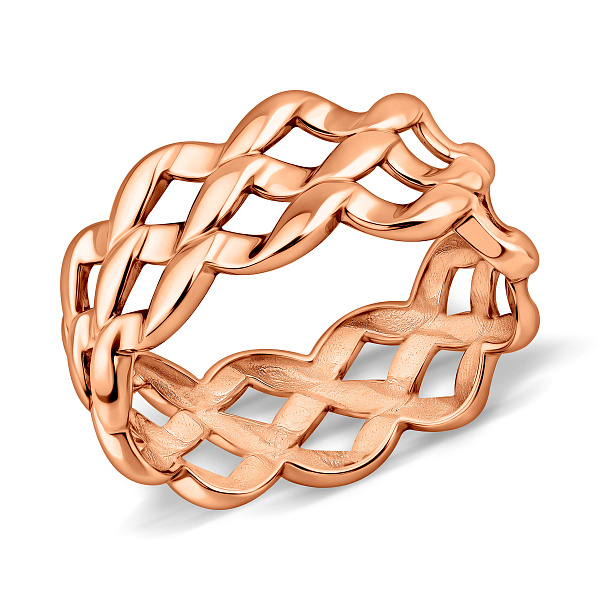 Кольцо из красного золота (арт. 141279) – изображение 1