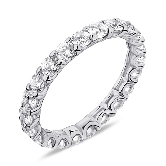 Фото Каблучка зі срібла з фіанітами (арт. 7501/6000)