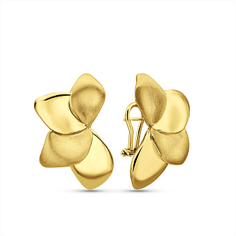 Серьги Francelli из желтого золота (арт. 111420жм)