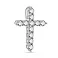 Хрестик з білого золота з діамантами (арт. 3109606202) – зображення 1