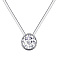 Серебряный подвес с фианитом на леске (арт. 7607/6038-1р) – изображение 1