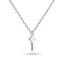 Серебряное колье "Ключик"  без камней (арт. 7507/1453) – изображение 1
