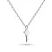 Серебряное колье "Ключик"  без камней (арт. 7507/1453) – изображение 1