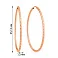 Серьги-кольца из красного золота (арт. 122031/45) – изображение 2