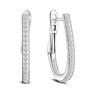 Фото Серьги из серебра с эмалью и фианитами (арт. 7502/10016еб)