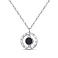 Колье из серебра с ониксом (арт. 7507/1151о) – изображение 1