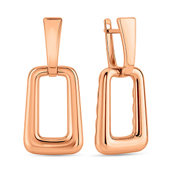 Серьги из красного золота (арт. 111328)