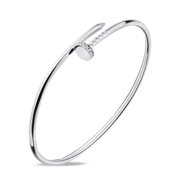 Браслет зі срібла "Цвях" з фіанітами (арт. 7509/3108) – зображення 1