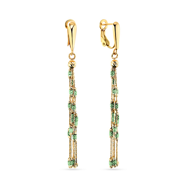 Сережки Francelli из желтого золота (арт. 108031жслт) – изображение 1