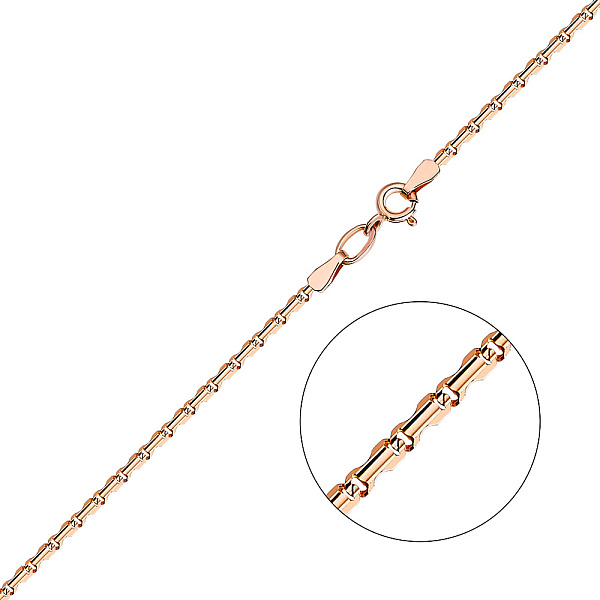 Цепочка Фантазийного плетения из красного золота (арт. ц3017905) – изображение 1