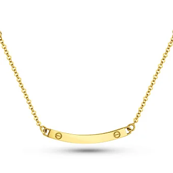 Колье из желтого золота (арт. 351440жкр)