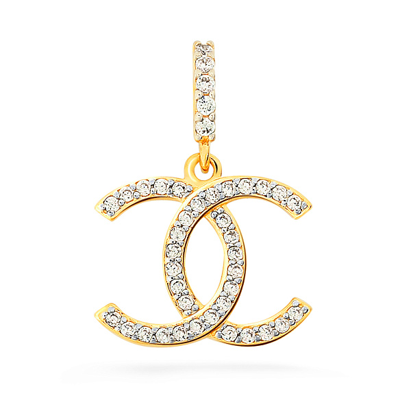 Підвіс з жовтого золота з фіанітами (арт. 440502ж) – зображення 1