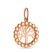 Золотий підвіс Дерево життя без каміння (арт. 424464)