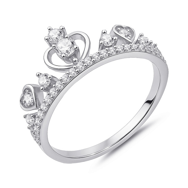 Серебряное кольцо с фианитами (арт. 7501/8263) – изображение 1