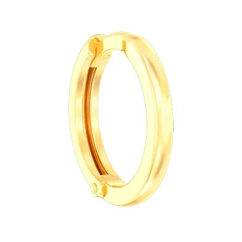 Одинарна сережка з жовтого золота  (арт. 110636жЯ)