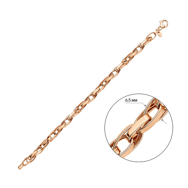 Браслет з червоного золота (арт. 326437) – зображення 4