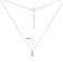 Серебряное колье с подвеской с фианитами (арт. 7507/2636) – изображение 3
