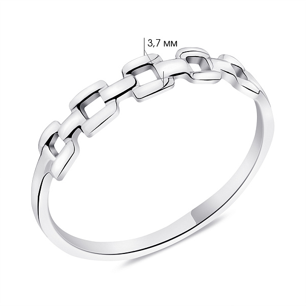 Серебряное кольцо без камней (арт. 7501/6359) – изображение 2
