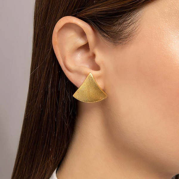 Серьги Francelli из желтого золота (арт. 1091876жм) – изображение 2