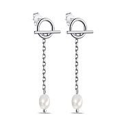 Фото Серебряные серьги Trendy Style с жемчугом (арт. 7518/6706жб)