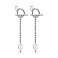 Серебряные серьги Trendy Style с жемчугом (арт. 7518/6706жб) – изображение 1