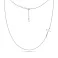 Срібне кольє без каміння Trendy Style (арт. 7507/1201) – зображення 2