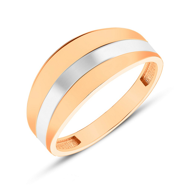 Золотое кольцо без камней (арт. 154372кб) – изображение 1