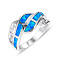 Серебряное кольцо с опалом (арт. 7501/2869Пос) – изображение 1