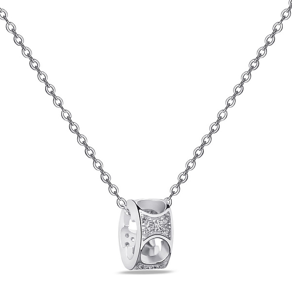 Серебряное колье с фианитами (арт. 7507/1875) – изображение 1