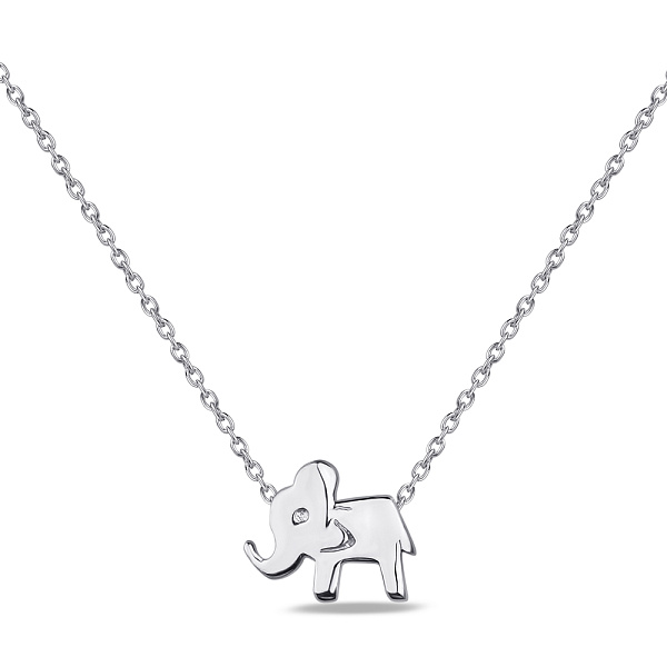 Серебряное колье Слоник (арт. 7507/1928) – изображение 1
