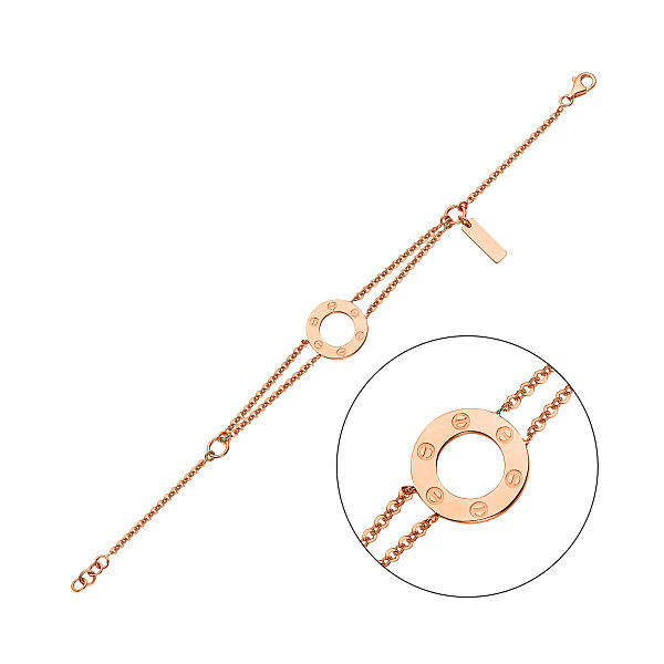 Браслет из красного золота (арт. 324443П1) – изображение 1