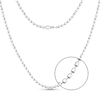 Тонке срібне кольє Trendy Style без каміння (арт. 7507/1396)