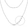 Тонкое серебряное колье Trendy Style без камней (арт. 7507/1396) – изображение 1