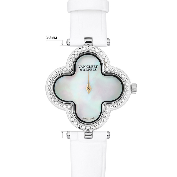 Серебряные часы Клевер с кварцевым механизмом (арт. 7526/342пб) – изображение 3