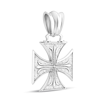Фото Майльтийский крест из серебра (арт. 7903/2402)