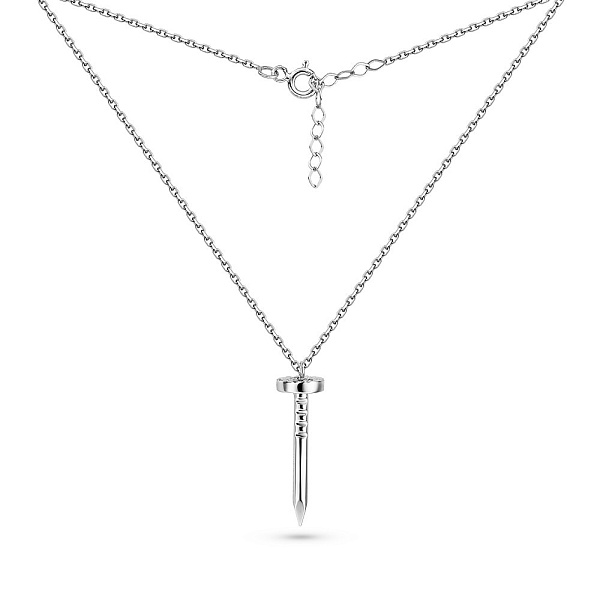 Колье из белого золота Гвоздь (арт. 352371б) – изображение 2