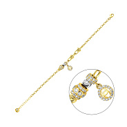 Фото Браслет з жовтого золота з фіанітами (арт. 326091жбП1)