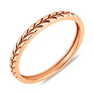 Фото Тонка золота каблучка Колосок (арт. 1401071)