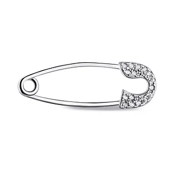 Срібна шпилька з фіанітами (арт. 7511/БР2Ф/032)