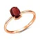 Золотое кольцо с гранатом (арт. 141232Пк) – изображение 1