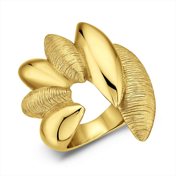 Золота каблучка Francelli без каменів (арт. е156709ж) – зображення 1