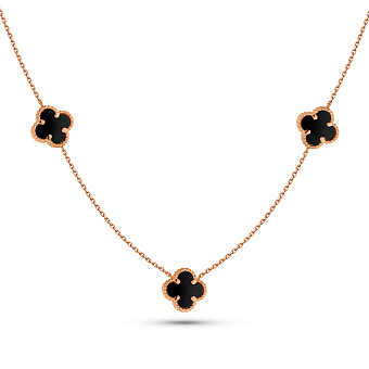 Фото Золоте кольє Конюшина (арт. 361494/8о)